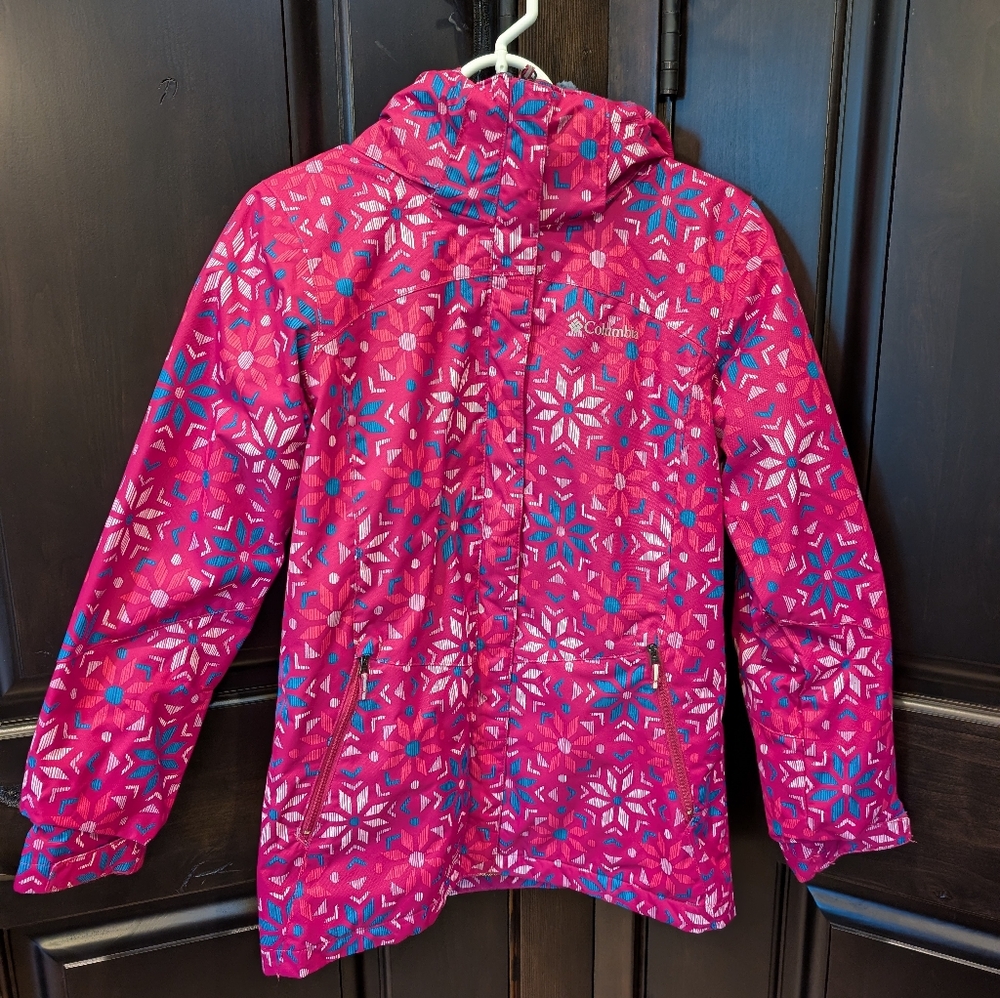 Like new Columbia kids fleece interchange jacket L (14/16)